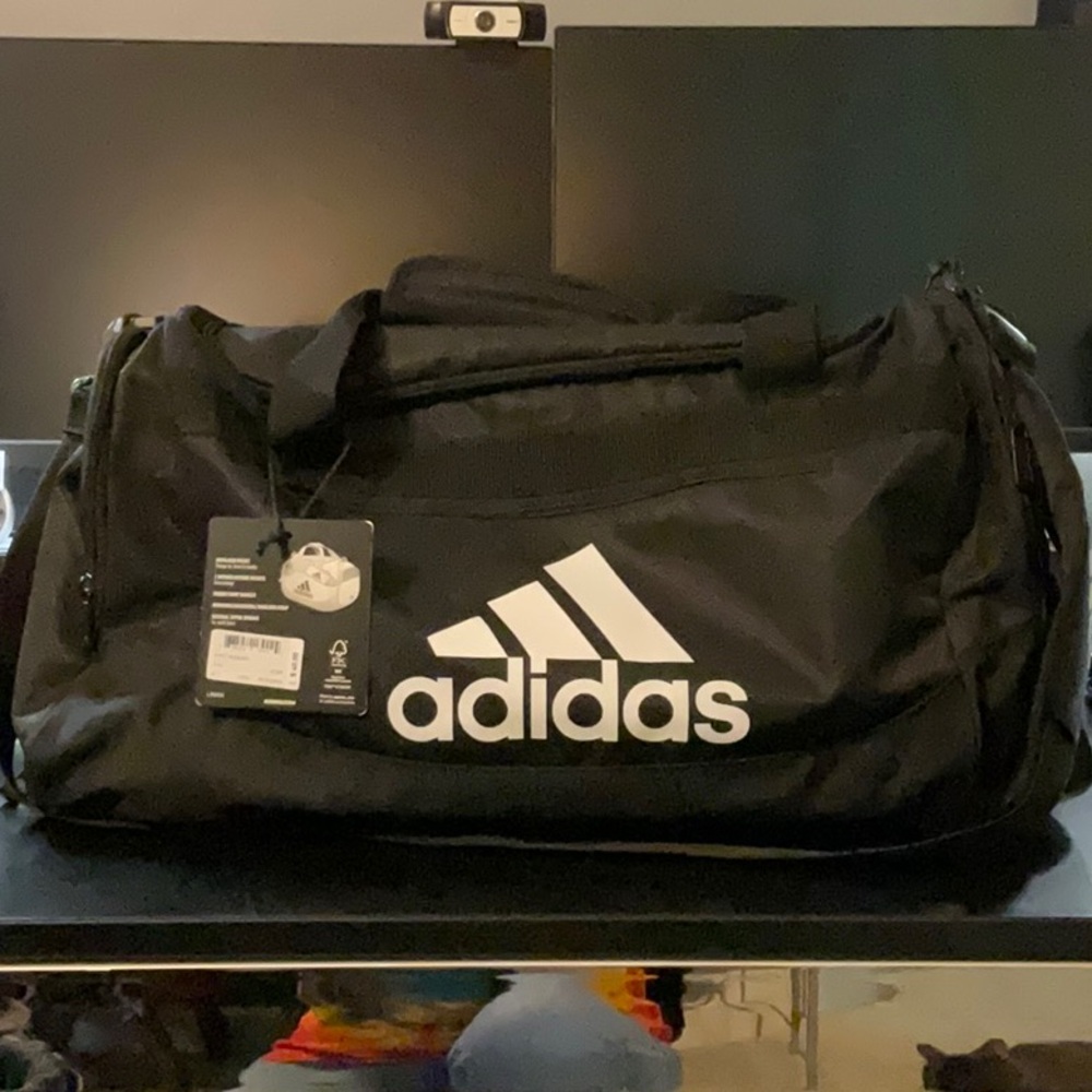 Adidas NWT Defense 2 Medium Duffle Bag - Black